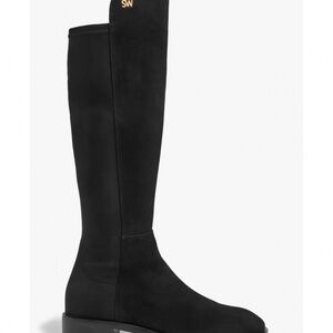 STUART WEITZMAN Keelan City microstretch and suede knee boots